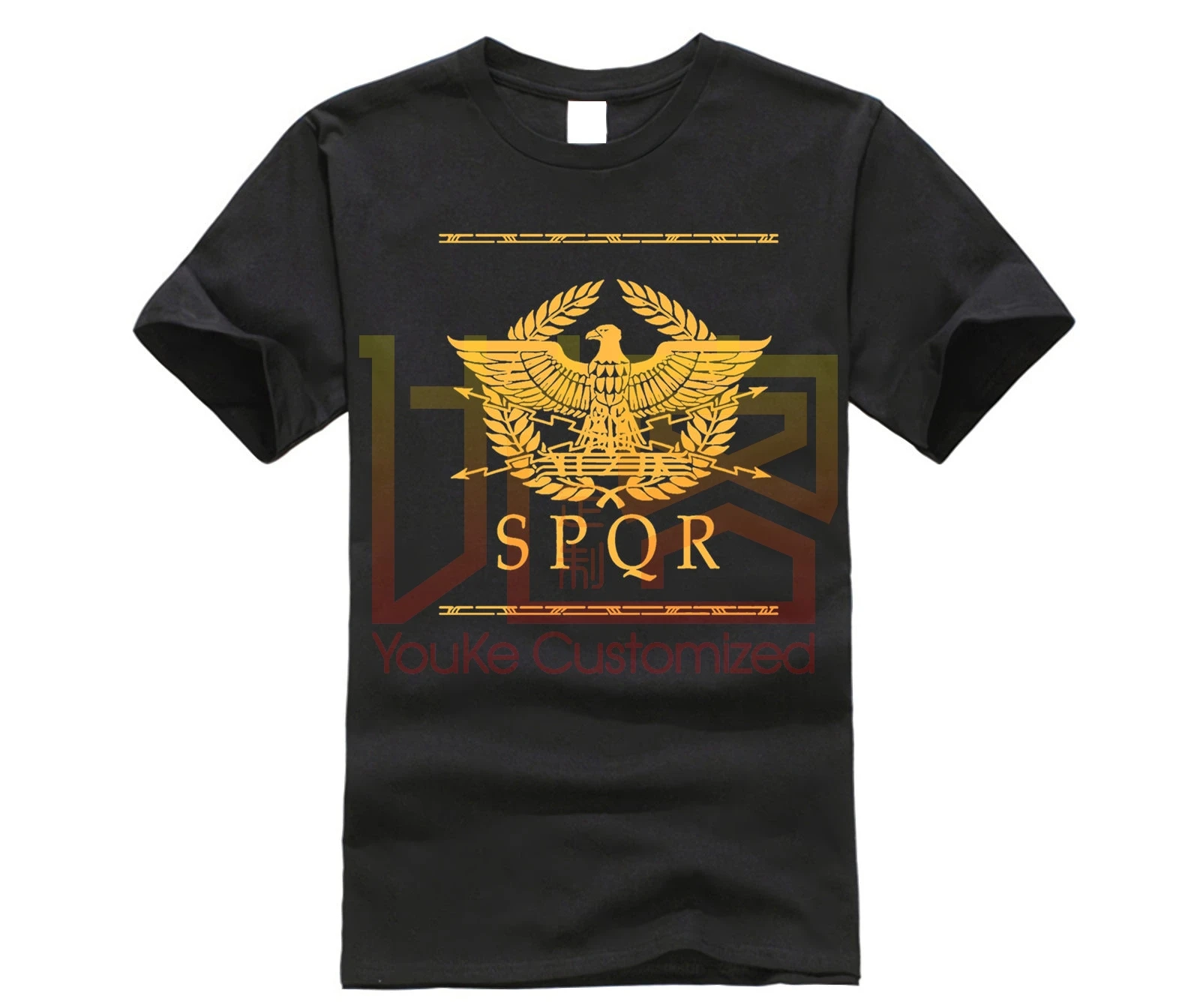 В римском стиле империи Spqr футболки с коротким рукавом для подростков большие