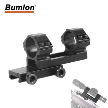

Metal Mount Anti Impacto One Piece Dual 25.4mm 1" Rings Extended 11mm/20mm Dovetail Rail Mount for Hunting Rifle Scope RL2-0025