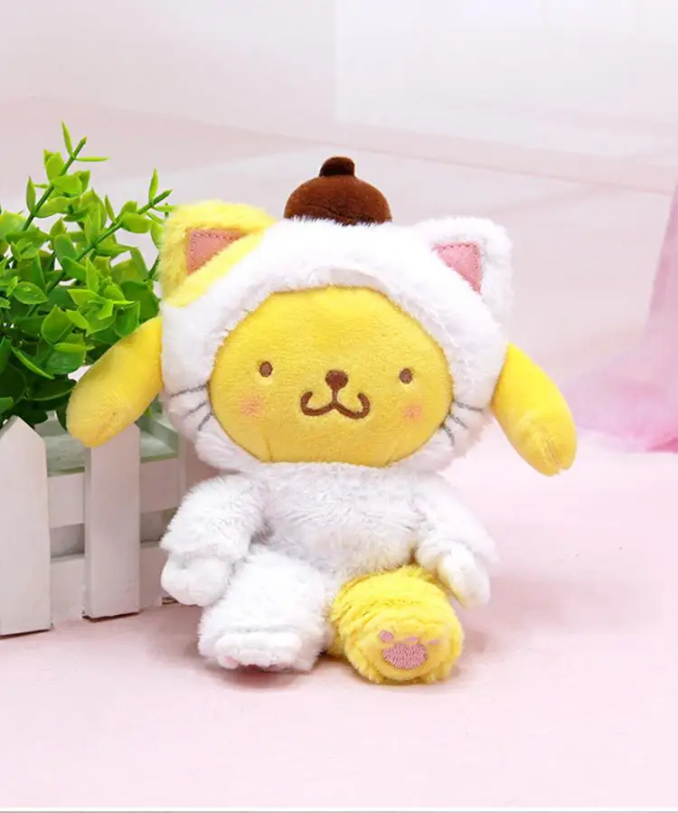 Япония горячий стиль Saniro hellokitty Cinnamoroll Мелодия пудинг собака мягкие животные бинарная звезда подарок на день рождения спокойная кукла - Цвет: C