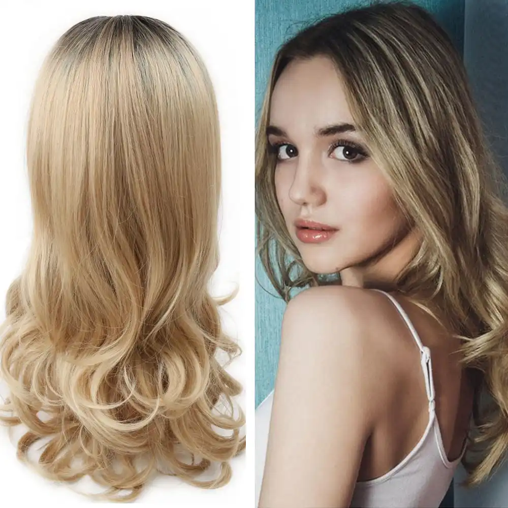 Zhenskie Modnye Pricheski Delyatsya Na Dlinnye Vyushiesya Volosy Chernoe Zoloto Gradient Bolshaya Volna Kudryavye Grusha Cvetok Dlinnye Volosy Aliexpress