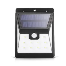 22LED три сияющих человека реагирующая на движение Солнечный настенный светильник Три режима пейзаж двора лампа Би gua deng треугольник