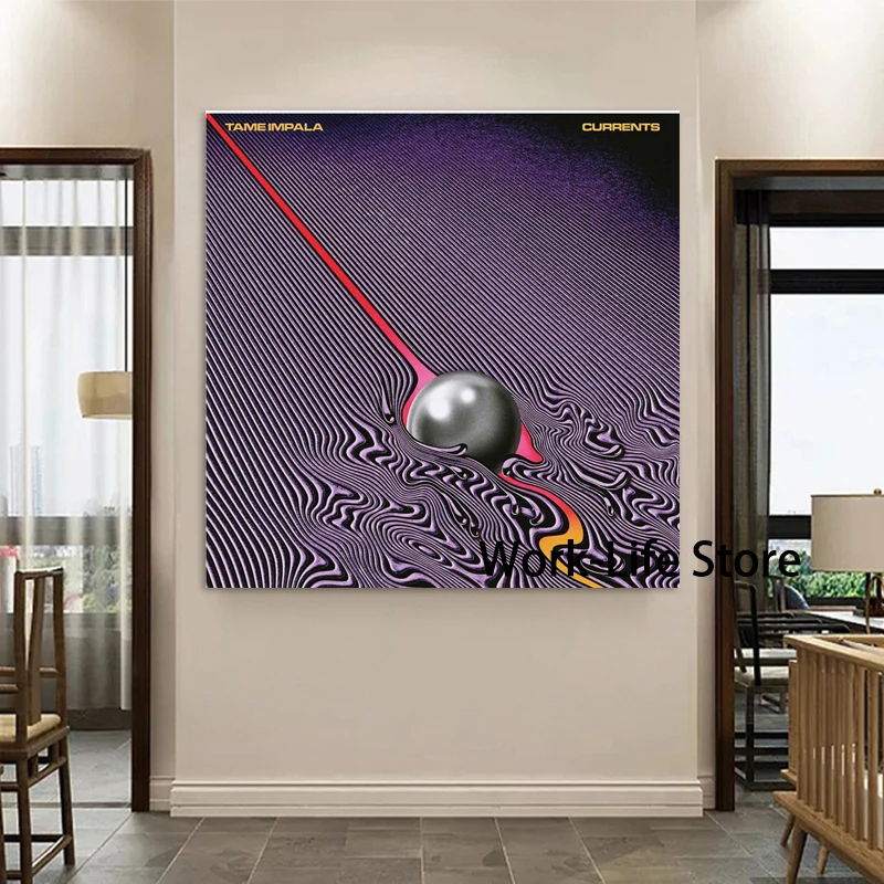 Tame Impala психоделическая Обложка альбома рок течения Искусство Шелковый постер