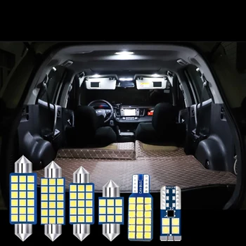 

5pcs Error Free Auto LED Bulbs Car Interior Lights Kit For Skoda Superb 2016 2017 2018 Mirror Makeup Lights Glove Box Trunk Lamp