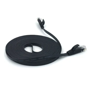 

6 six types of Gigabit with shielded jumper 0.5 m multi-strand home router high-speed network cable with crystal head