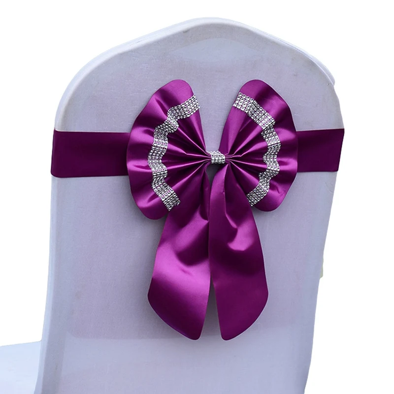 Новинка, пояс с бантом, пояс для стула, Noeud De Chaise Mariage, украшение на спинку стула, свадебные украшения для банкета, вечерние, рождественские