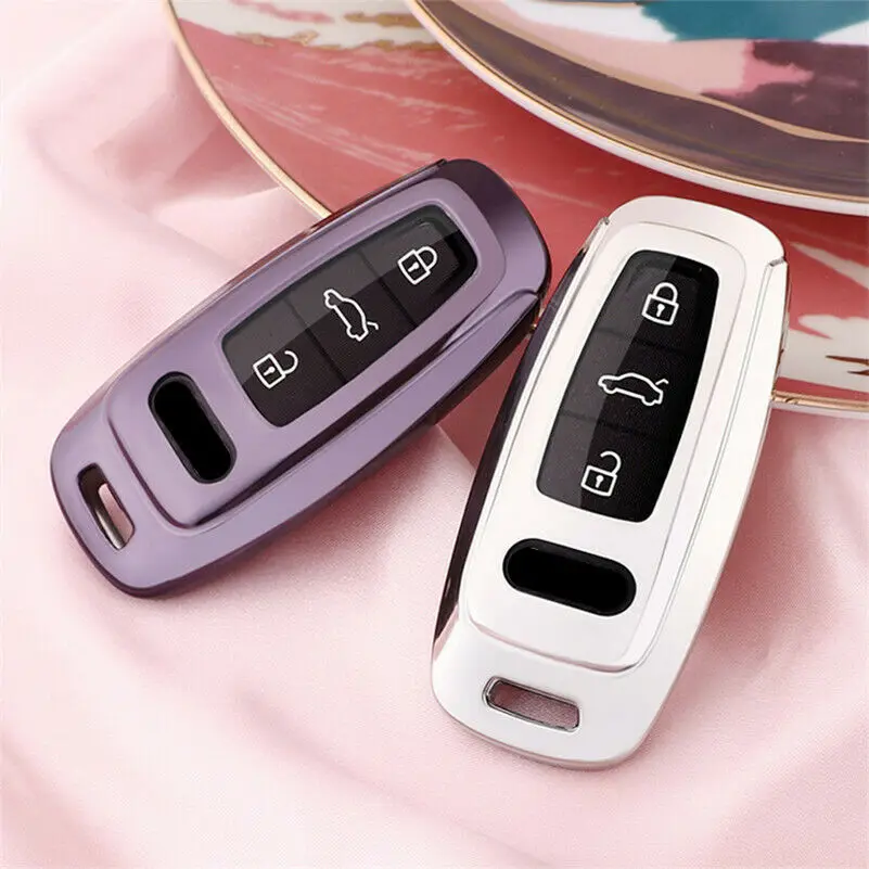 Cover chiave telecomando per Audi 2018 2019 A6L A8L A6 A7 A8 - H08f739e72976430ca159cade89723debW