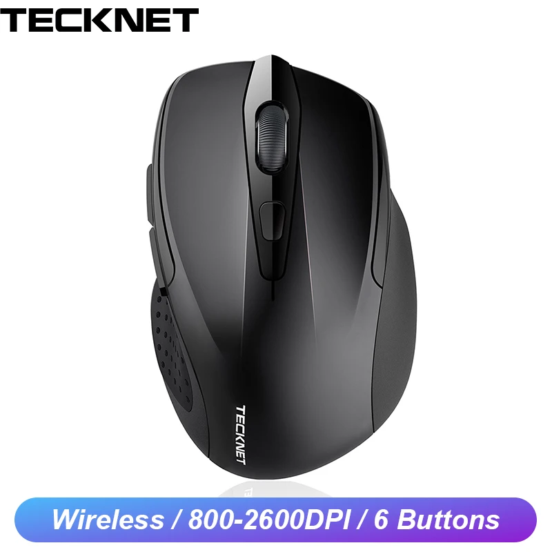 Беспроводная мышь TeckNet 2600 dpi компьютерная Bluetooth для ПК эргономичная 3 0 USB