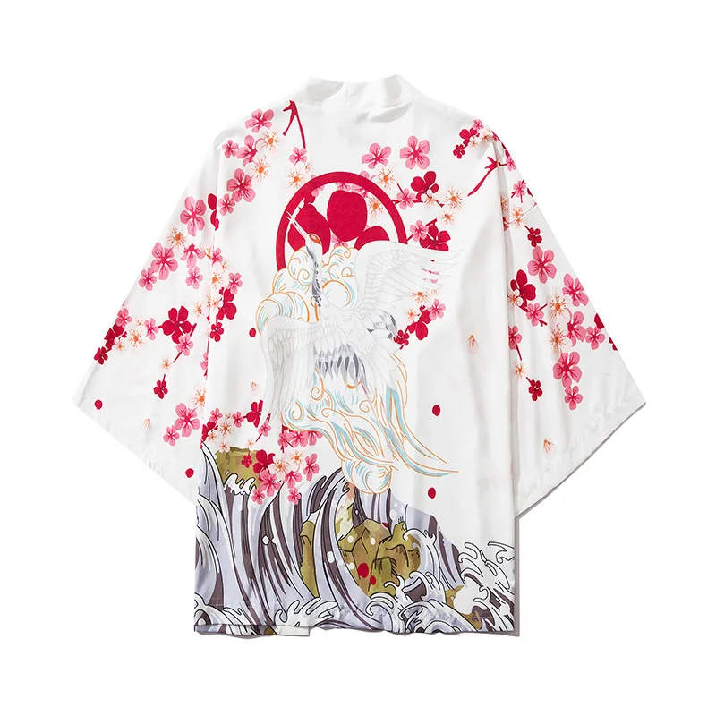 Yukata haori, мужское японское кимоно, кардиган, мужской костюм самурая, одежда, кимоно, куртка, мужское кимоно, рубашка yukata haori - Цвет: style O