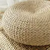 Tatami Cushion Meditation Cushion Round Straw Pouf Hand Woven Mat Chair Floor Cushion For Meditation Yoga Pad Seat Floor Pillow 5