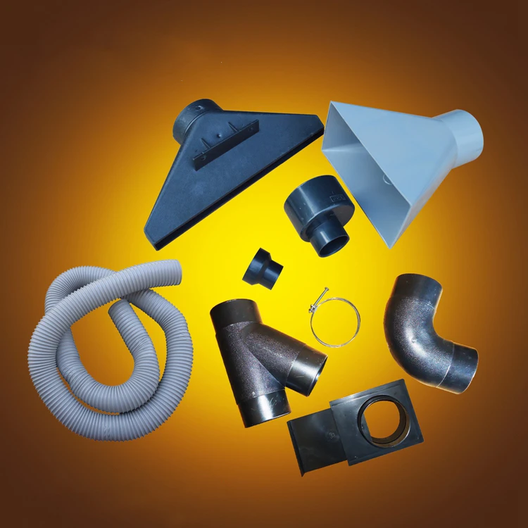Dust Collector, Vacuum Cleaner Accessories, Hose Valve Y Type, Tee, Elbow, Fixing Ring, Adapter, Bell Mouth, Dust Bag