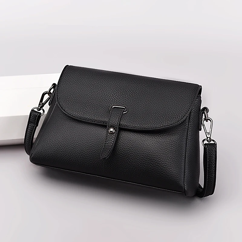 Hoge kwaliteit lederen handtassen damestassen merk vrouwelijke crossbody ontwerper natuurlijke koeienhuid vrouw schoudertas_voghion.com