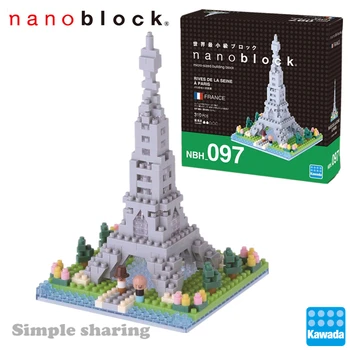 

NBH097 Nanoblock RIVES DE LA SEINE A PARIS Building Blocks 310 pieces 12+ Years