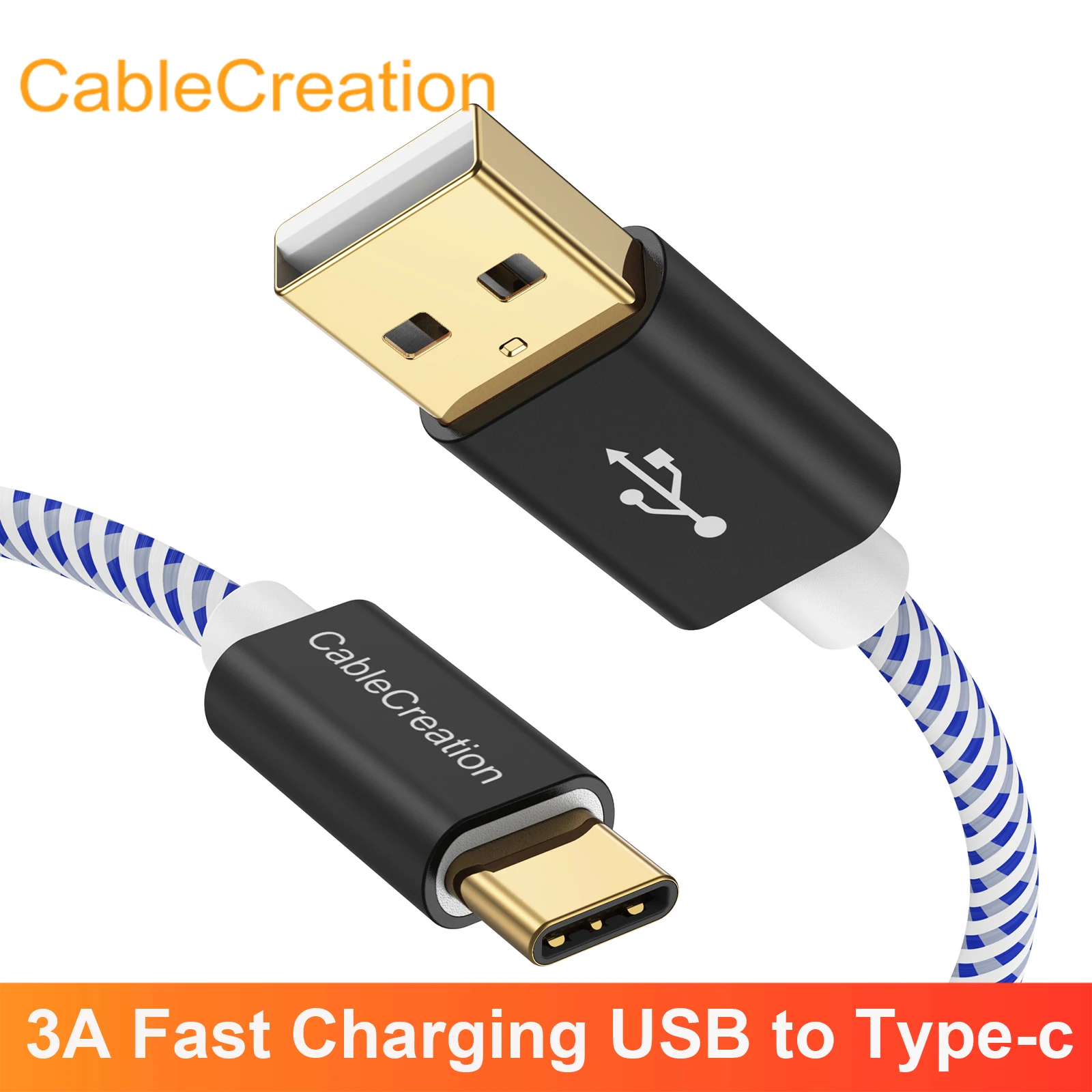 Кабель USB-C Cablecreation для Samsung S20 S21 Xiaomi 480 Мбит/с мобильный телефон | Электроника