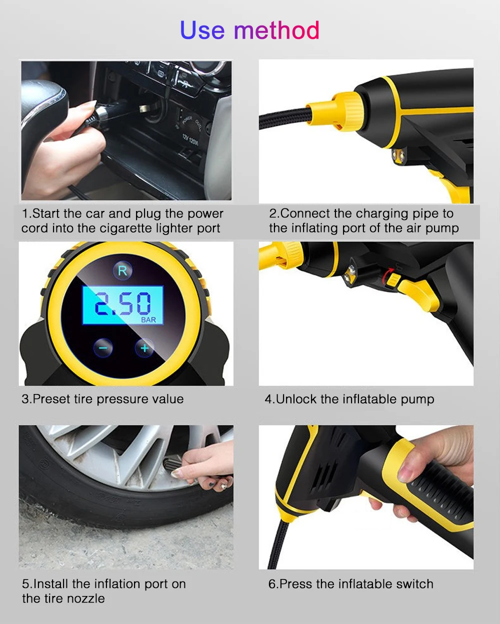 Насос usb автомобильный Насос usb автомобильный