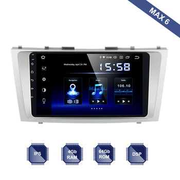 

Car Android 9.0 Autoradio for Toyota Camry V40 2006 2007 2008 2009 2010 2011 2 Din GPS Navigation 1080P Video Stereo 64GB PX6