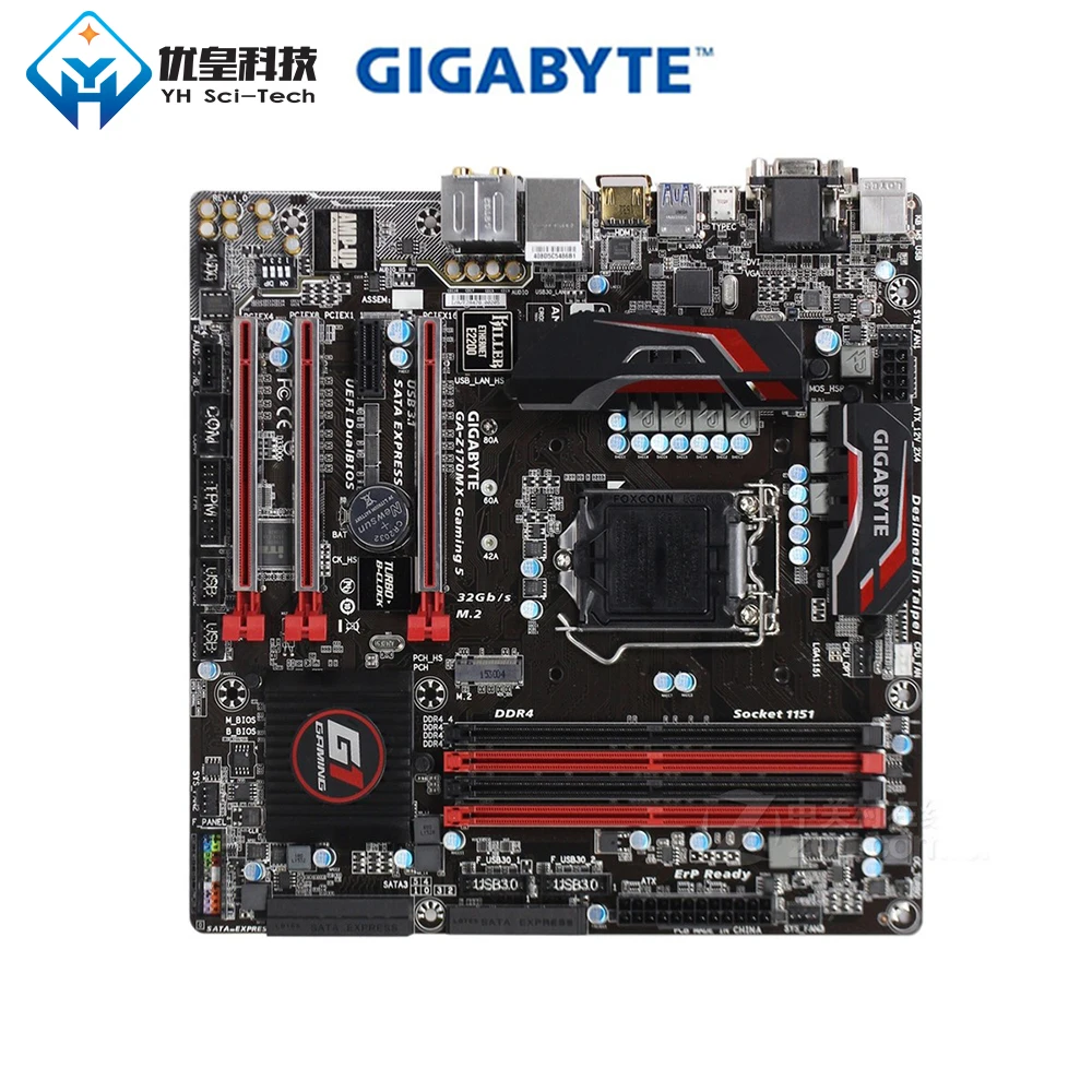 

Original Used Desktop Motherboard Gigabyte GA-Z170MX-Gaming 5 Socket LGA 1151 Core i7/i5/i3/Pentium/Celeron DDR4 64GB Micro ATX