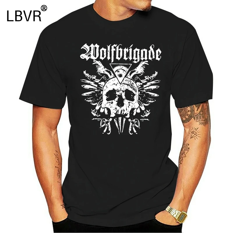 Забавные Для мужчин футболка женская футболка-Новинка новинка Wolfbrigade Sweden |