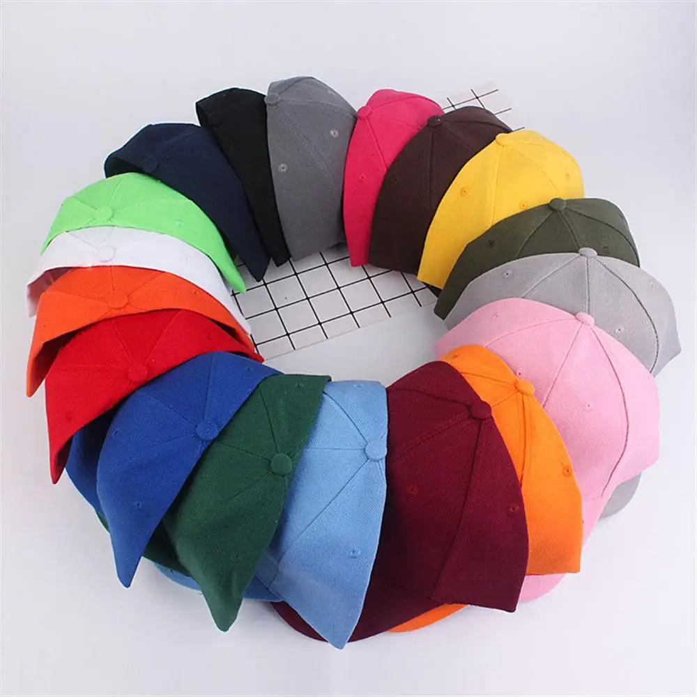 

Casual simple dome solid color baseball cap sports fitness cap multi color