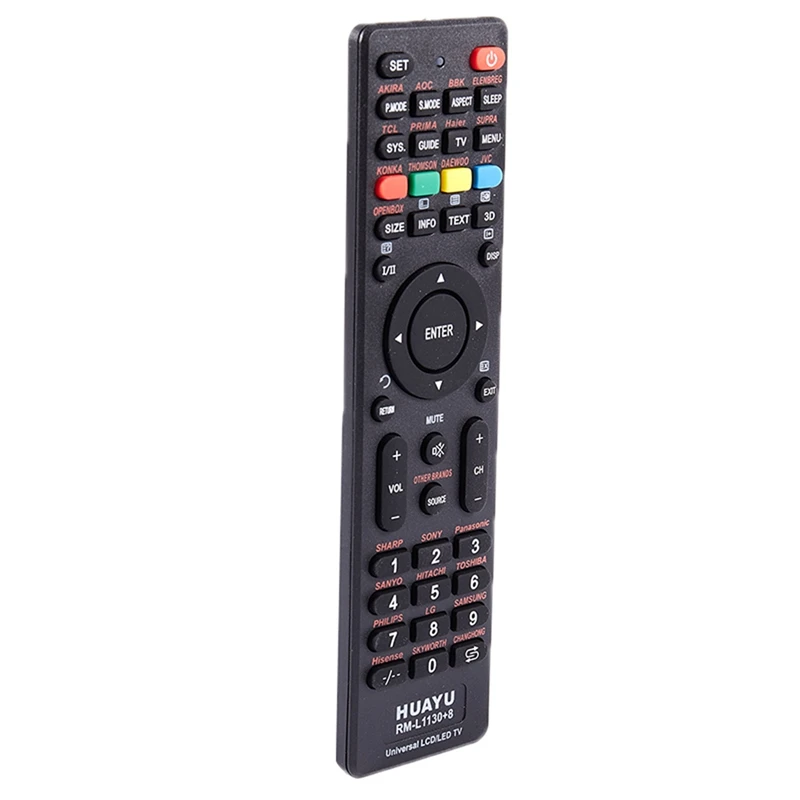 Huayu универсальный пульт дистанционного управления Rm L1130 + 8 для всех брендов ТВ