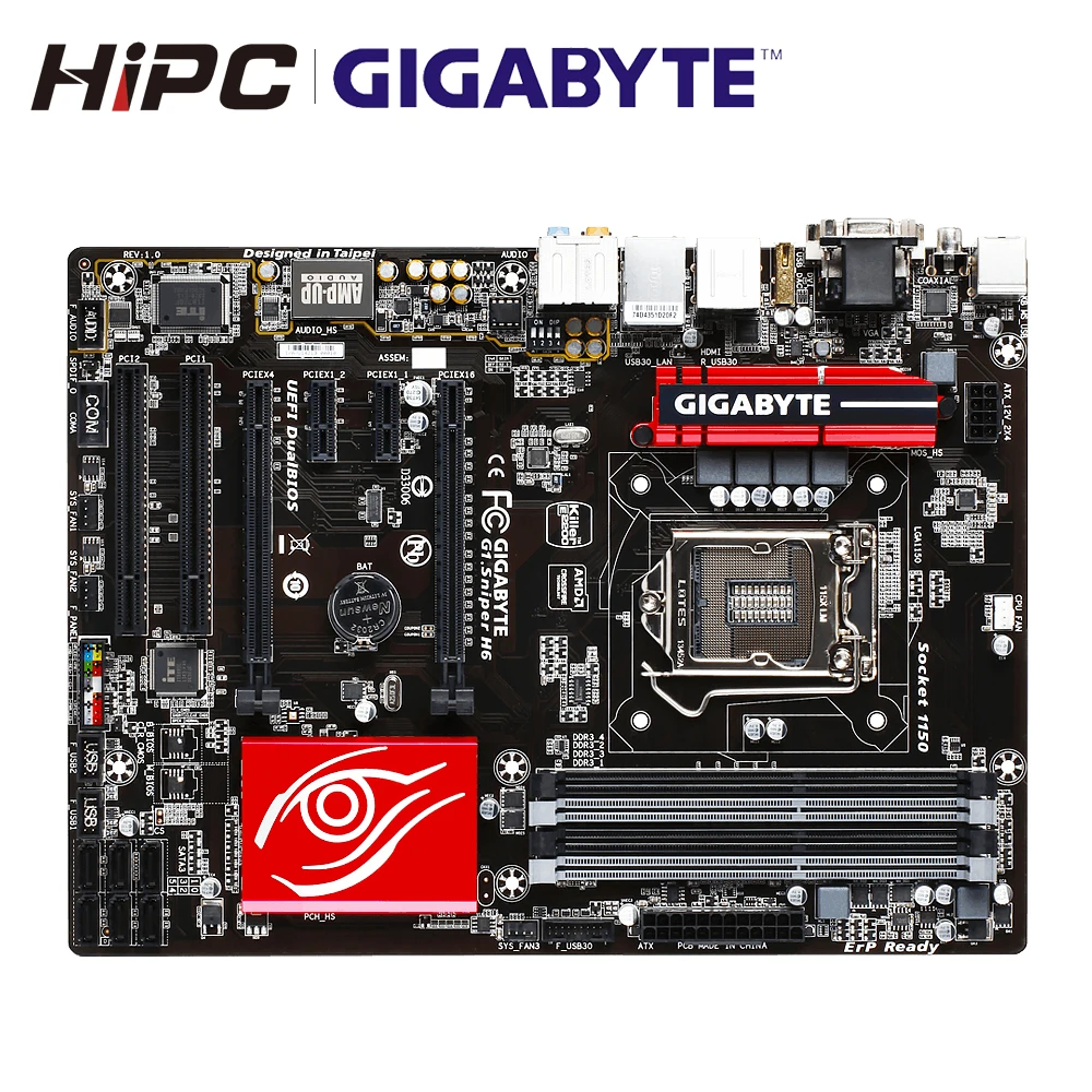 

Gigabyte G1.Sniper H6 Desktop Motherboard G1.Sniper H6 H97 LGA 1150 DDR3 32G SATA3 USB3.0 VGA DVI HDMI ATX Used Mainboard