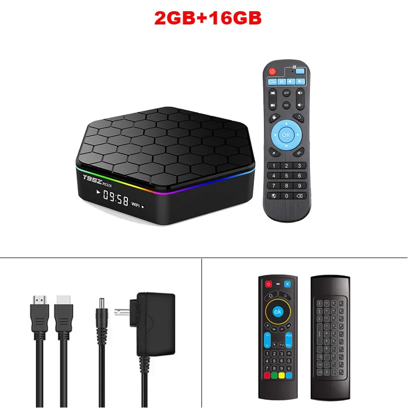 SZILBZ T95Z Plus Smart tv BOX 2 ГБ/16 ГБ 3 Гб/32 ГБ Amlogic S912 Восьмиядерный Android 7,1 tv BOX 2,4G/5 ГГц WiFi BT4.0 4K телеприставка - Цвет: 2GB16GB with CR3