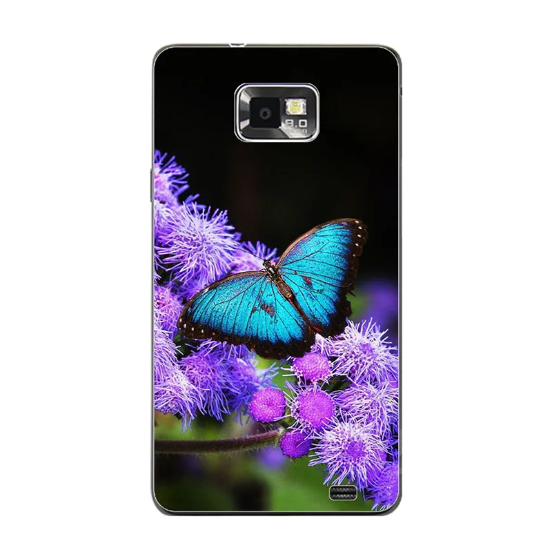 Чехол для Samsung Galaxy S2 S 2 SII i9100/S2 Plus i9105 цветные мягкие ТПУ чехлы на заднюю крышку с