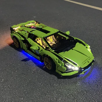 

APP RC LED Light set for Lambor Sian FKP 37 Technology Compatible with 42115 Remote control motor lepinblocks Bricks Toys Gifts
