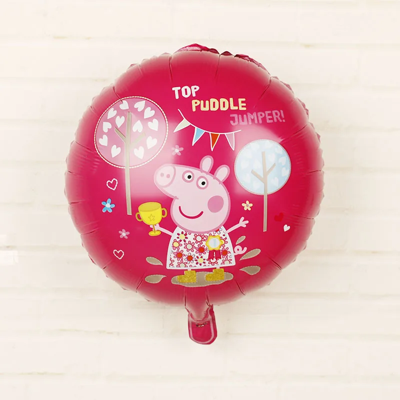 1 шт. фольга Peppa Pig воздушные шары Peppa pig вечерние принадлежности для дня рождения вечерние украшения детские игрушки Peppa Pig