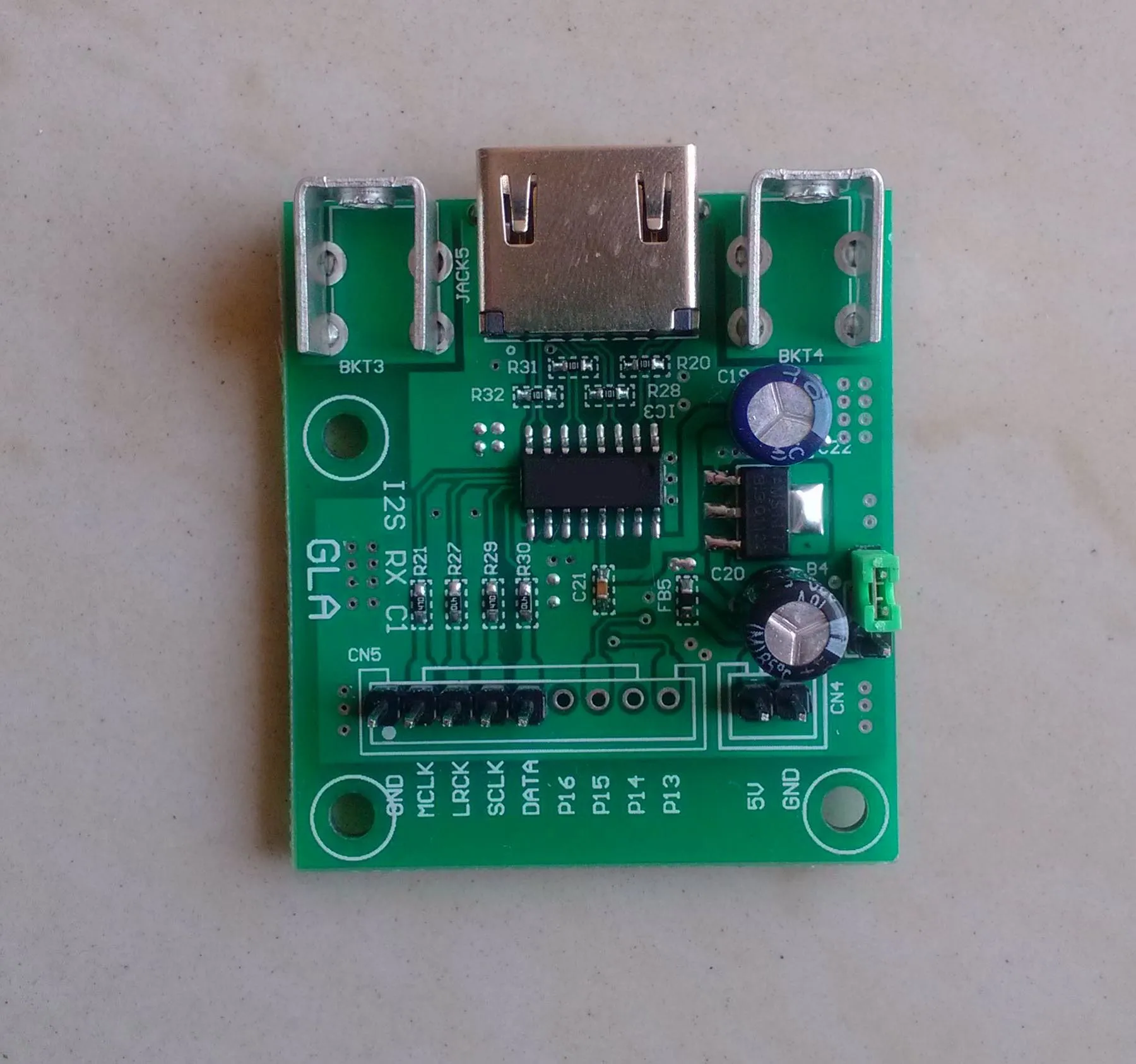 HDMI к IIS IGS DSD принимающая пластина IGS по HDMI