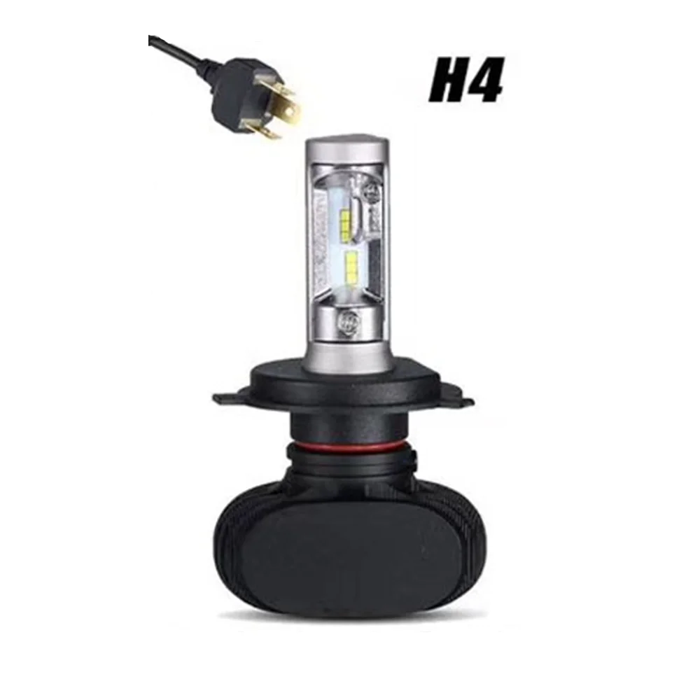 1 pc h4 Дорк H7 светодиодный H4 лампа авто фары 9005 9006 H3 H13 H8 880 H27 9004 9007 H11 светодиодный H1 S1 50 Вт 8000LM 6500 к автомобильной лампы CSP - Испускаемый цвет: 1 pc h4