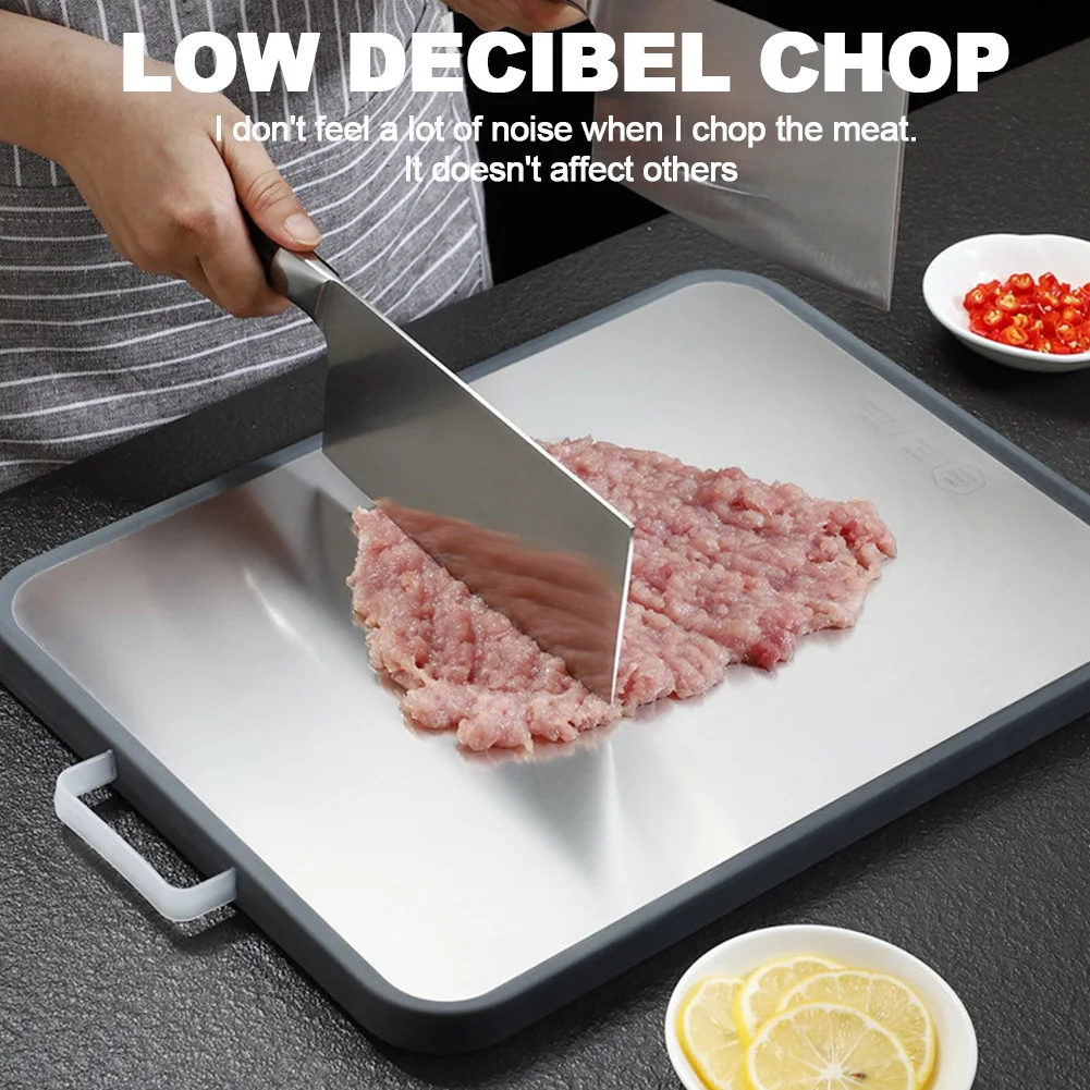 Кухонные аксессуары для домашнего мяса многофункциональные из нержавеющей стали Разминающие Нескользящие утолщенные разделочные доски Разделочные Блоки