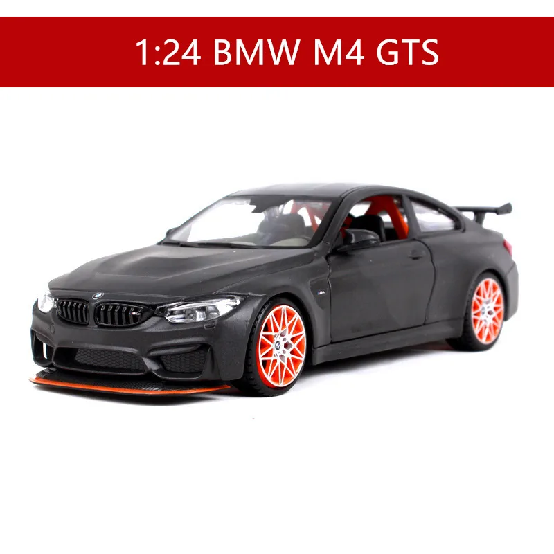 Maisto 1:24 BMW M4 GTS моделирование сплав модель автомобиля ремесла украшения коллекция игрушка инструменты подарок - Цвет: Черный