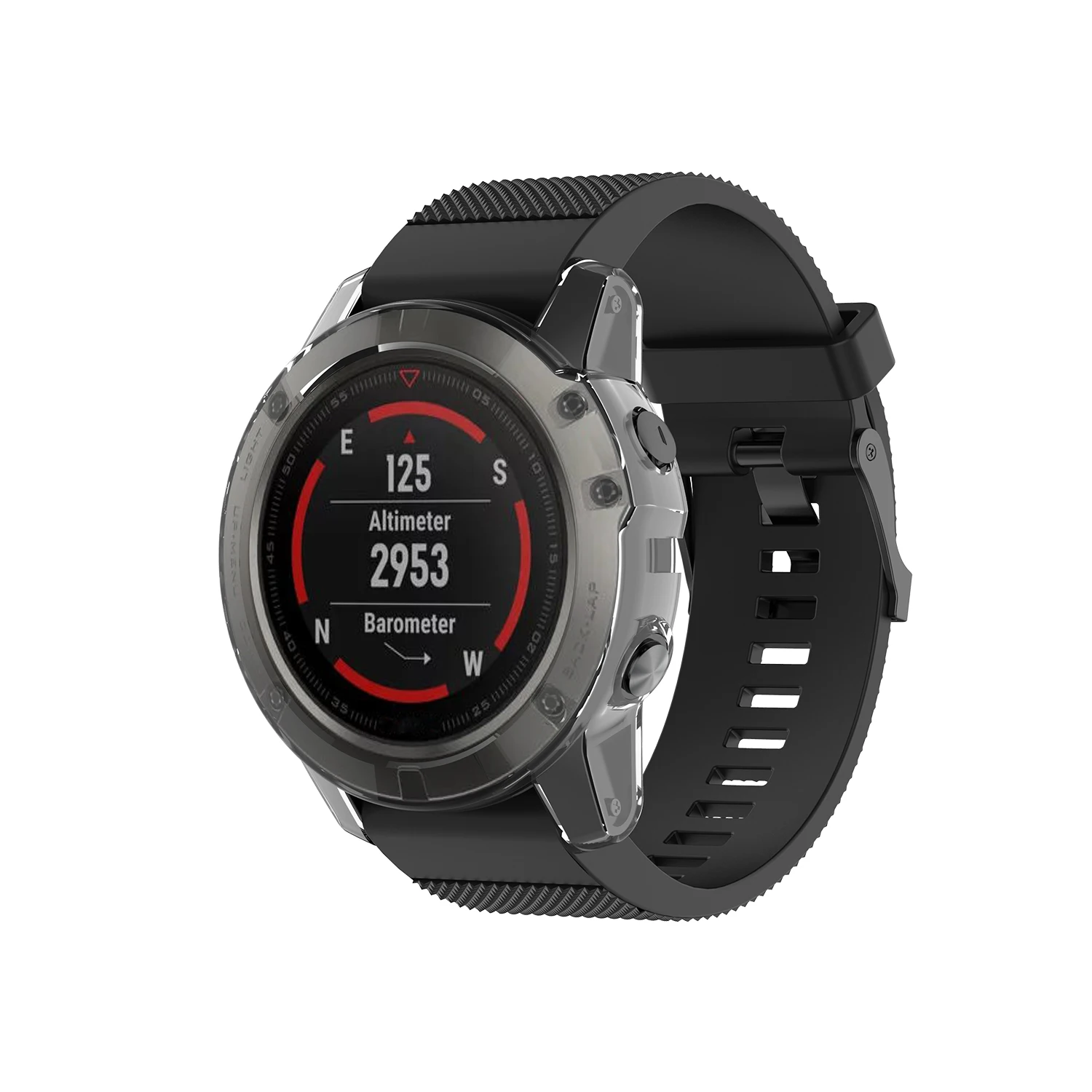 ТПУ защитный чехол для Garmin Fenix5S 5 5X чехол для часов защитная рамка защитная оболочка для Fenix 5S 5 5X аксессуары ремешок