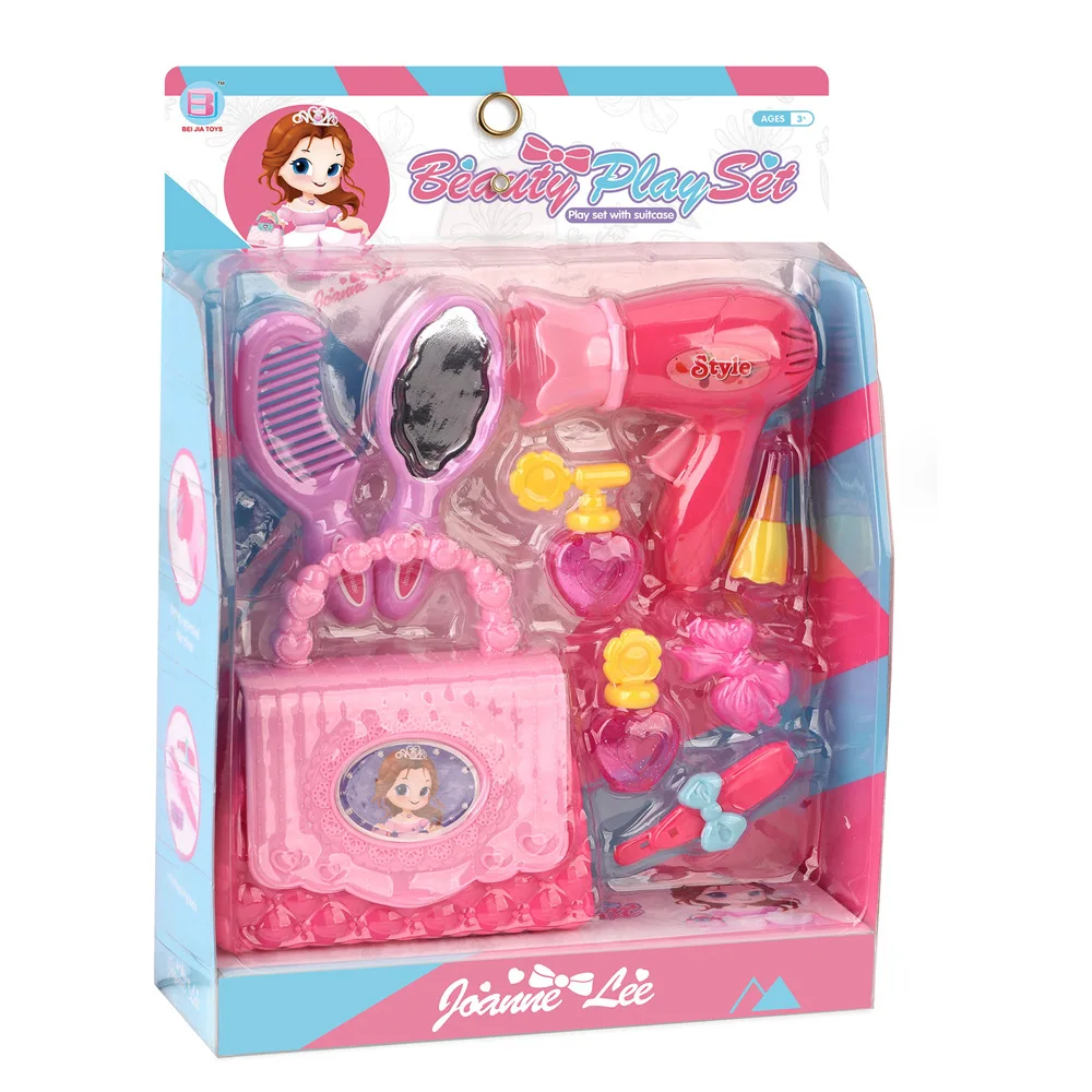 

Girl Play House Children's Toys Simulation Hair Dryer Beauty Salon Dressing Set