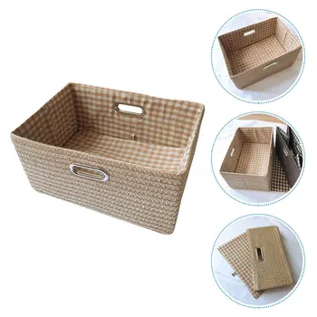 

1PC Foldable Storage Basket Square Folding Storage Box for Office Home Hotel