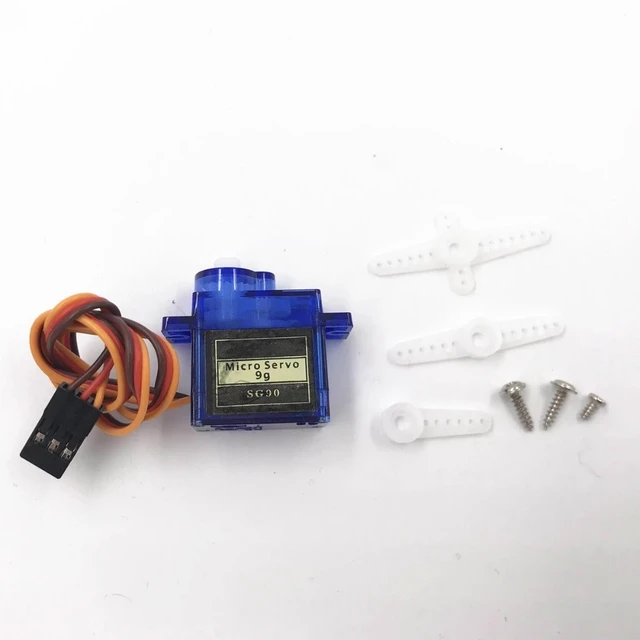 2 Pcs SG90 9G Micro Mini Servos SG90 Servo for RC 250 450 Helicoper Airplane Car ship Boat Robot MG90S 5