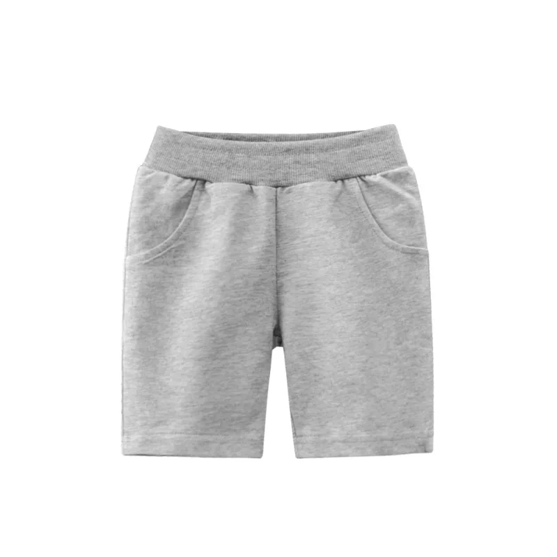 Boys Shorts Summer Children Boys Shorts Pants 100% Cotton Solid Color Sport Casual Knickers for 1-9 Years Kids Boys Girls