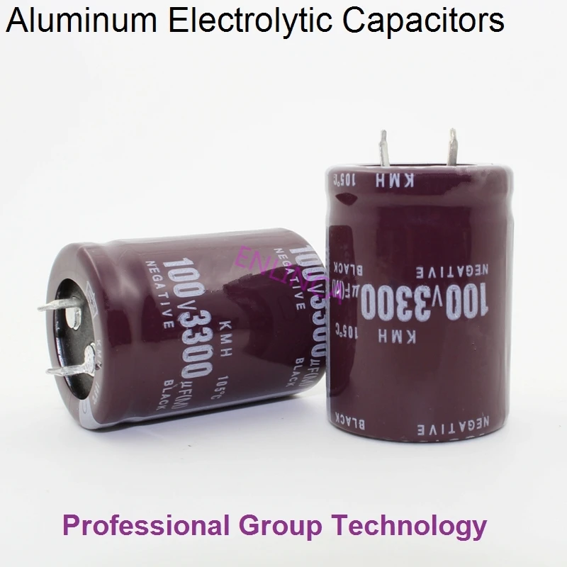 

6pcs EB222 Good quality 100v3300uf Radial DIP Aluminum Electrolytic Capacitors 100v 3300uf Tolerance 20% size 30x40MM 20%
