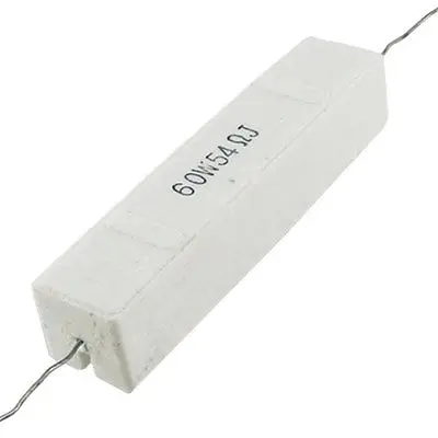 Axial Lead Ceramic Cement Resistor 54 Ohm 60W Watt 5% | Обустройство дома