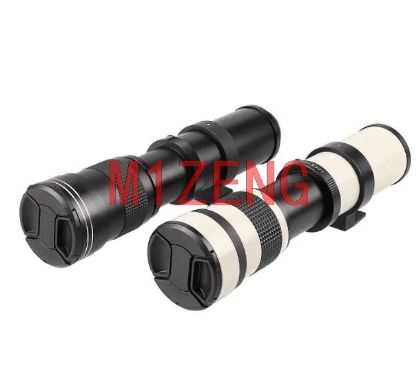 Супер телеобъектив с Т образным креплением 420 800 мм для canon eos eosr eosm nikon n1 z7 sony e olympus fujifilm pentax camera|Объективы