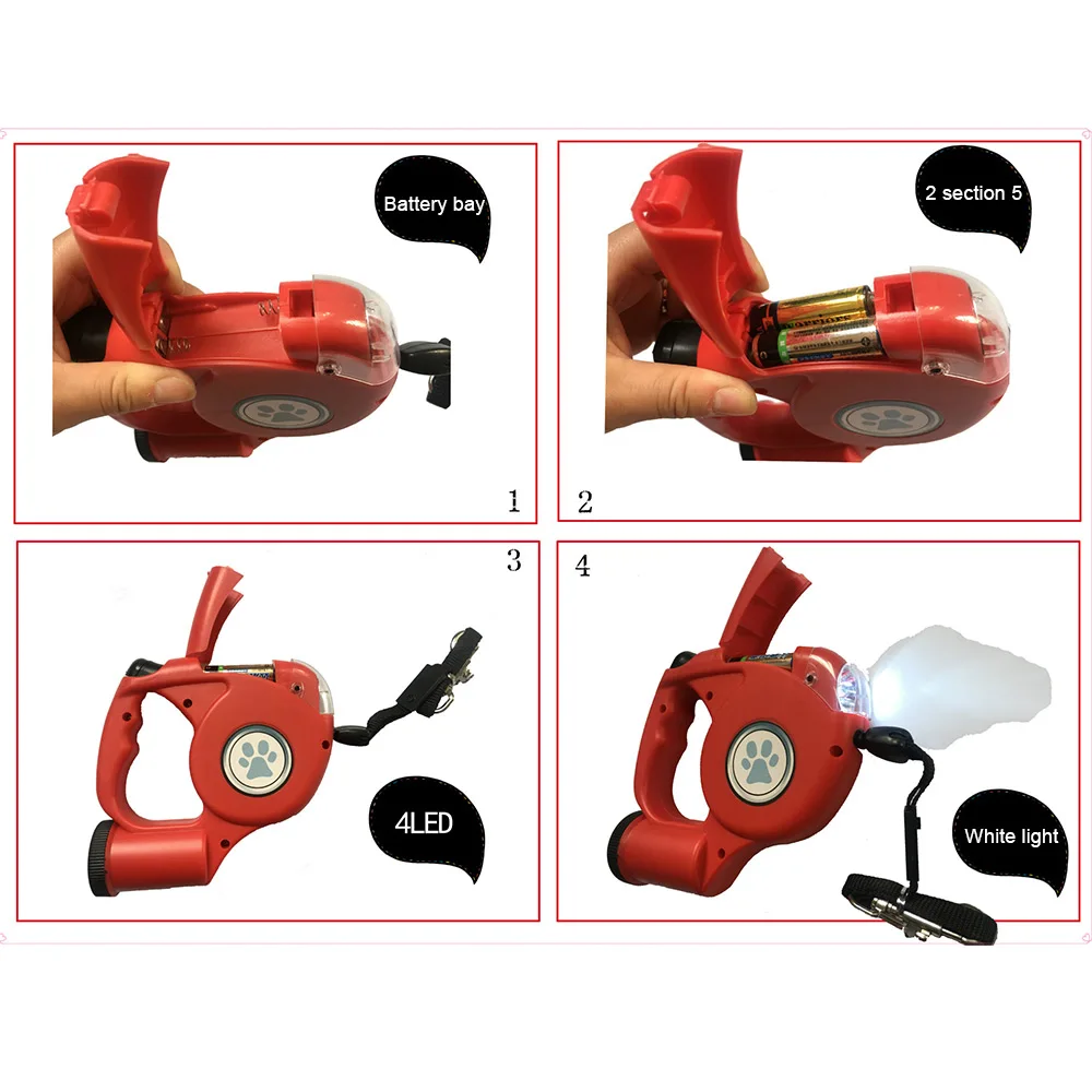 Выдвижной Поводок для собак 4,5 м, поводок для собак, ошейники на голову, тактика, тренировочная бегущая цепь, автоматический мешок для мусора, полиэстер, для прогулок