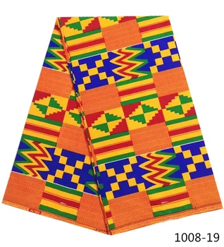 

Wholesale prices 2020 NEW hot African wax fabric ankara wax prints fabric Ghana Guaranteed veritable wax 6 yards/pieces 1008