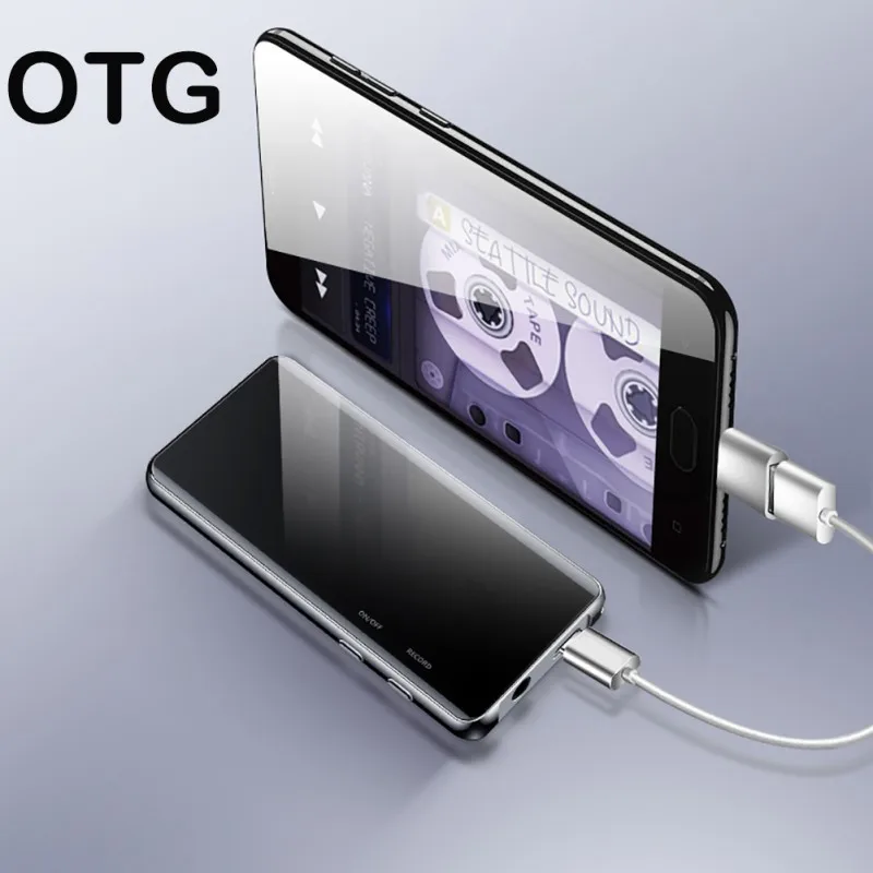 Сенсорный экран MP3-плеер Диктофон 1,8 дюймов Мини Портативный HIFI 5D музыкальный плеер 8 Гб ультра тонкий mp3-плеер