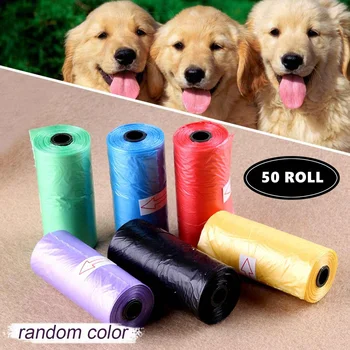 

20/40/50 Rolls/Pack 400/800pcs Dog Poop Bag Trash Garbage Bags For Cat Pets Waste Collection Bag Outdoor Cleaning Poop Bags