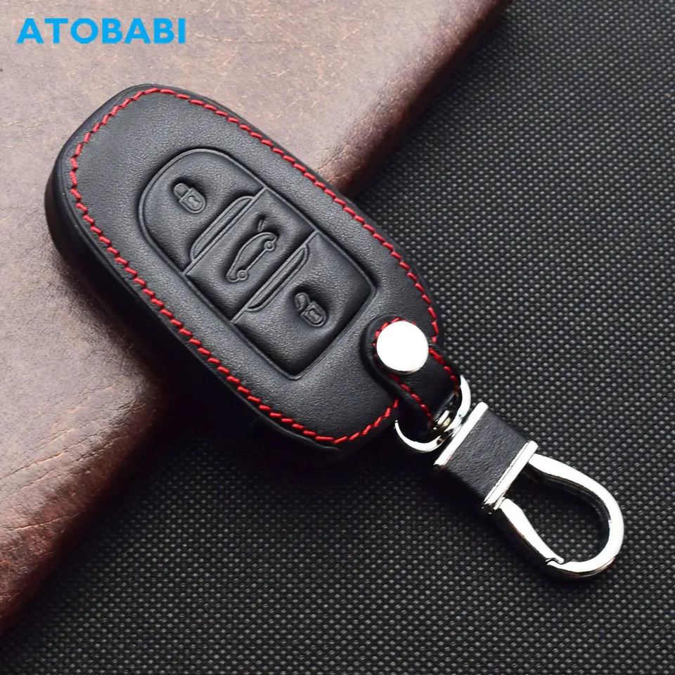 Aluminum Alloy Frame With Leather Car Key Case Smart Remote Fobs Protector  Cover For Peugeot 308 3008 5008 Citroen C4 DS DS4 DS5 - AliExpress