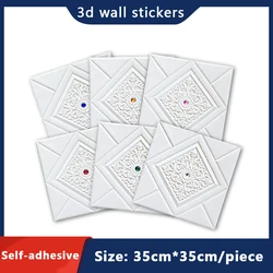 3D Self-Adhesive Paper Waterproof Self-Adhesive Panel Bedroom Roof New Design Decoration Kitchen Bathroom Home Decoration