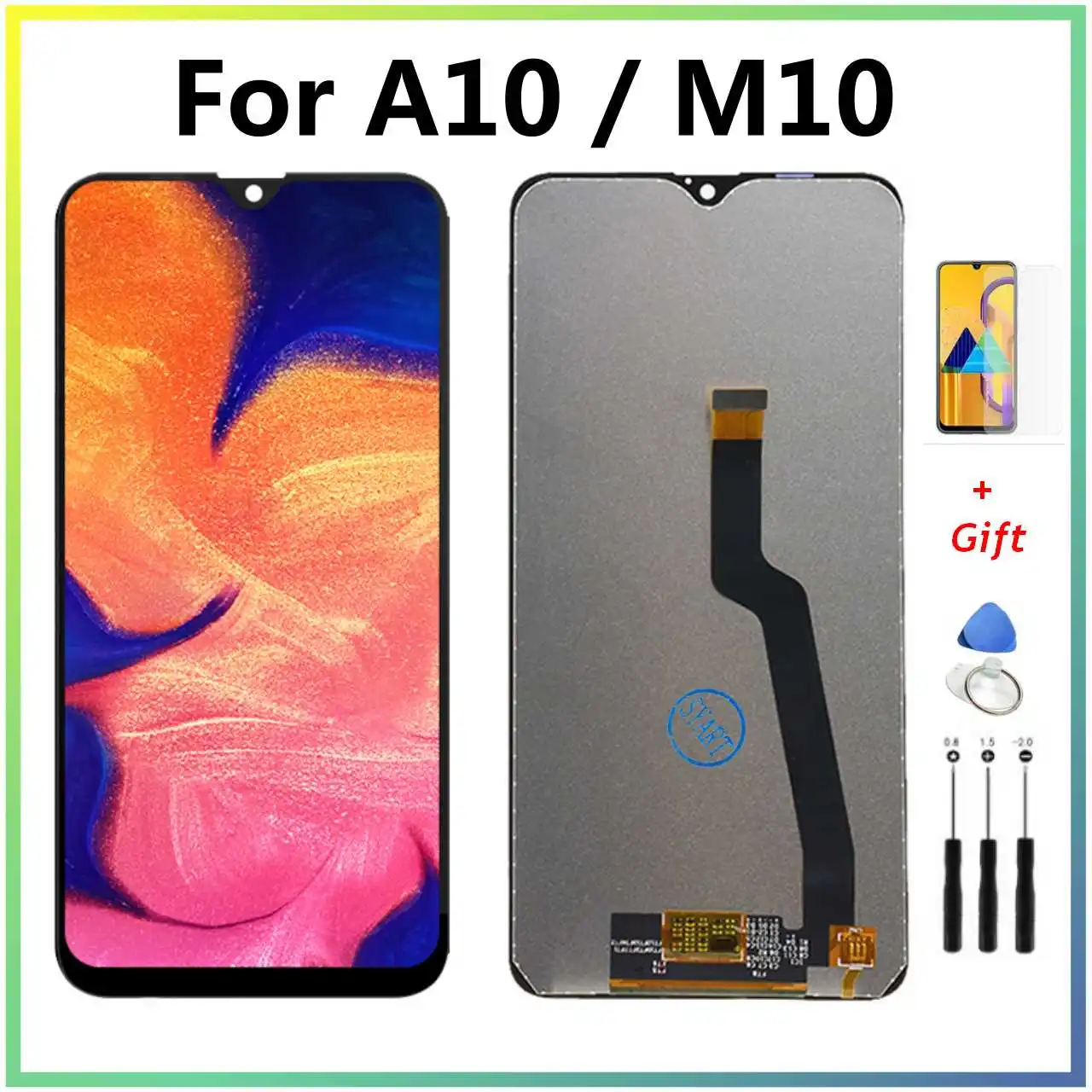 ЖК-дисплей для SAMSUNG GALAXY A10 A105 сенсорный экран дигитайзер в сборе с рамкой A105F