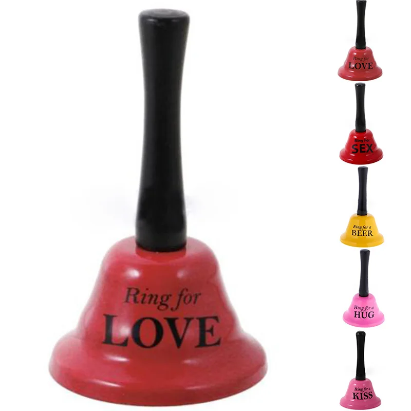 Ring for Kiss Love Hug Tea Beer Drink Desk Call Bell Party Evening Night Prop
