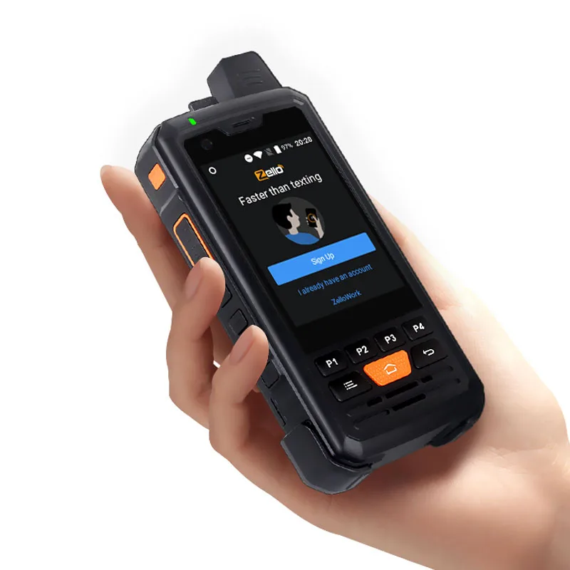 UNIWA Alps F50 2G/3g/4G Zello Walkie Talkie Android смартфон четырехъядерный мобильный телефон MTK6735 1 Гб+ 8 Гб rom усилитель сигнала