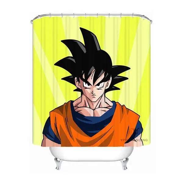 Shower Curtain Индивидуализированный Жемчуг дракона Z боевой Душ Ванна занавес Mildewproof водонепроницаемый полиэстер различных размеров#0421-21-06 - Цвет: Shower Curtain